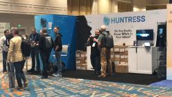 The Huntress Trade Show booth