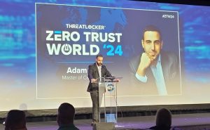 Adam Reid at ThreatLocker Zero Trust World 2024