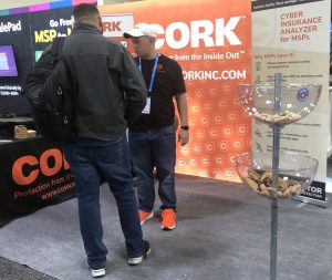 Cork booth at Pax8 Beyond