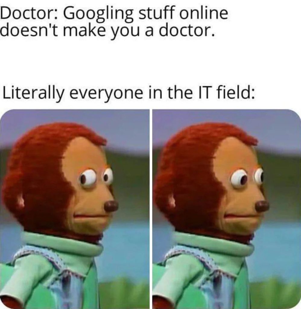 googling things