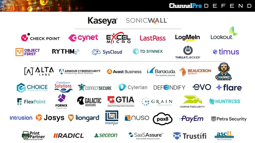 ChannelPro DEFEND Boston sponsors 2025