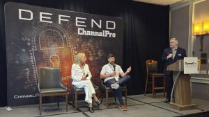 Michelle Drolet and Sean Maguire discuss cybersecurity services