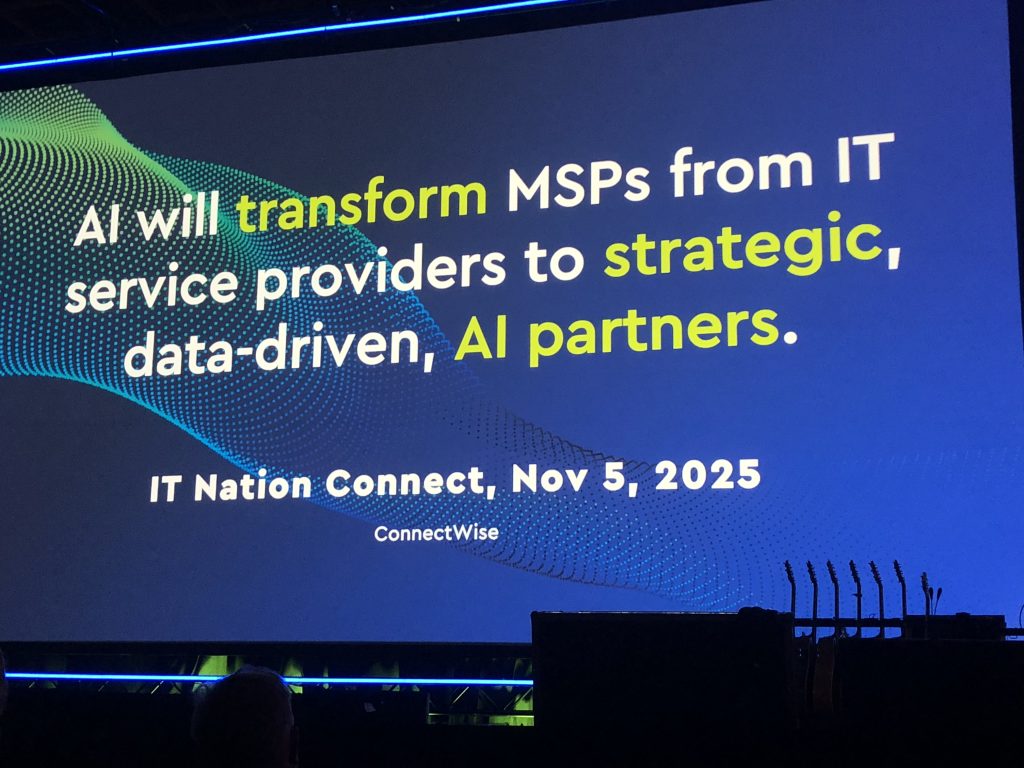 Manny Rivelo's AI prediction at IT Nation Connect Global 2025