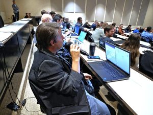 Audience participation during educational sessions at ChannelPro LIVE: Dallas