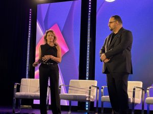 Dina Moskowitz and Paco Lebron at MSP Summit